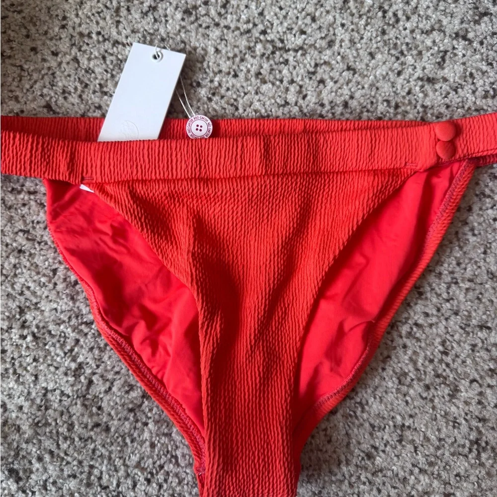 Red‎ Carter Poppy Bikini Bottom NWT Size Medium